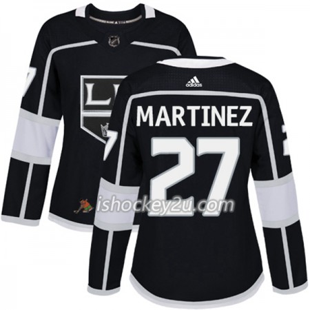 Dame NHL Los Angeles Kings Trøje Alec Martinez 27 Adidas 2017-2018 Sort Authentic